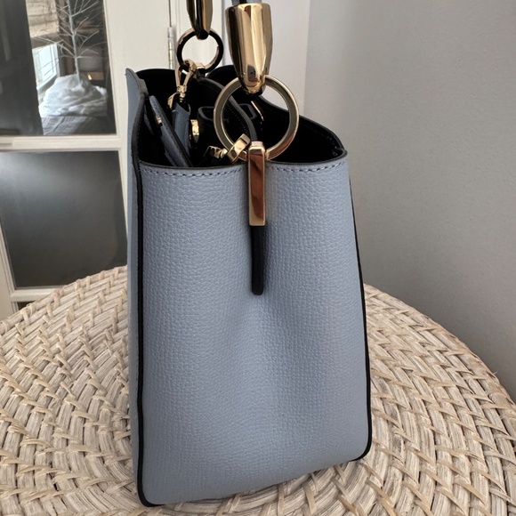 Kate Spade Phoebe Crossbody top handle  in Northstar blue small - Picture 9 of 11